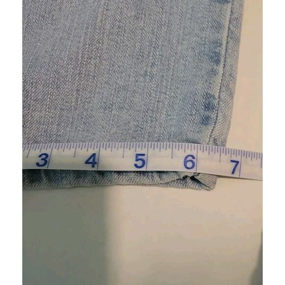 Y2k Levi's 512 Women's Jeans Size 16 M Slim Tapered Fit Blue Light Wash - Picture 7 of 8